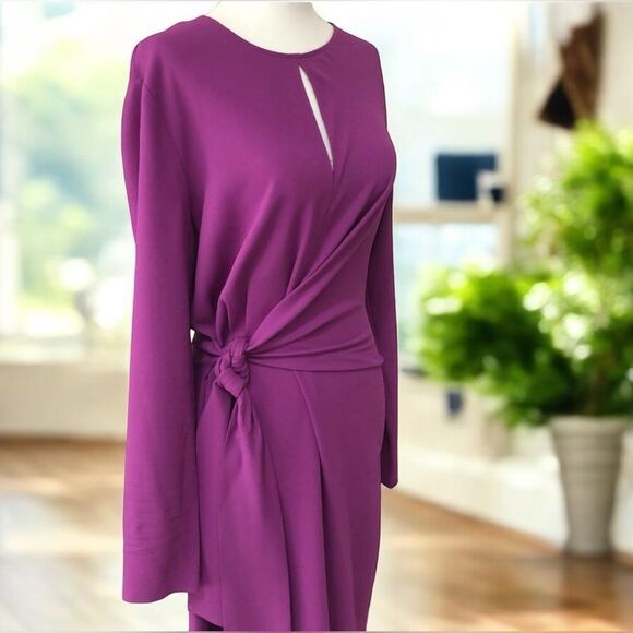 REISS Valentina $385 Midi-Dress Size US 8 UK 12 - Picture 9 of 16